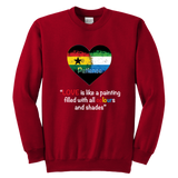GHANA - SIERRA Youth Crewneck Sweatshirt
