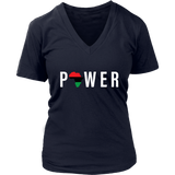 AFRO POWER - District Womens V-Neck