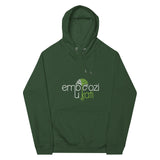 Emboozi mu kati Unisex eco raglan hoodie