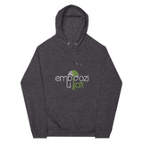 Emboozi mu kati Unisex eco raglan hoodie